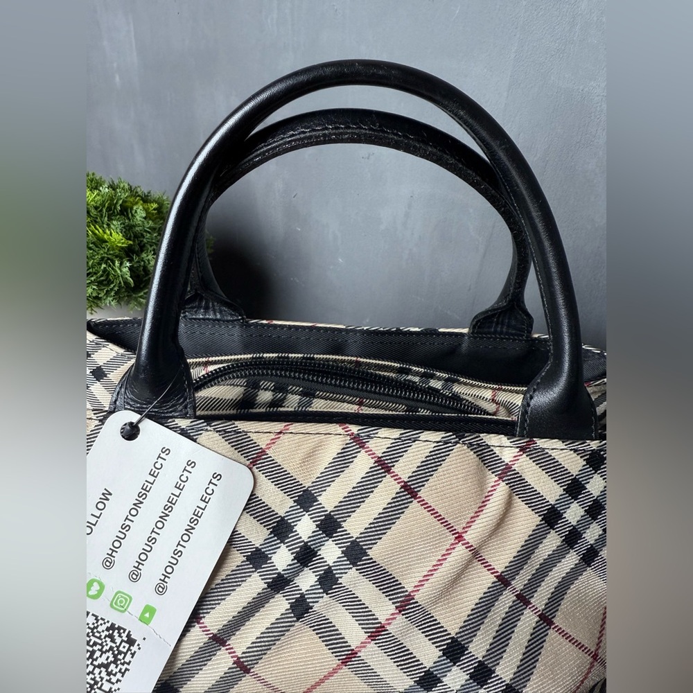 Burberry Nylon Nova Check Handbag